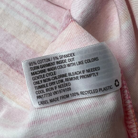 Wild Fable Women's Pink Striped Short Sleeve Fitted T-Shirt - Size XXL - NWT - Picture 9 of 9